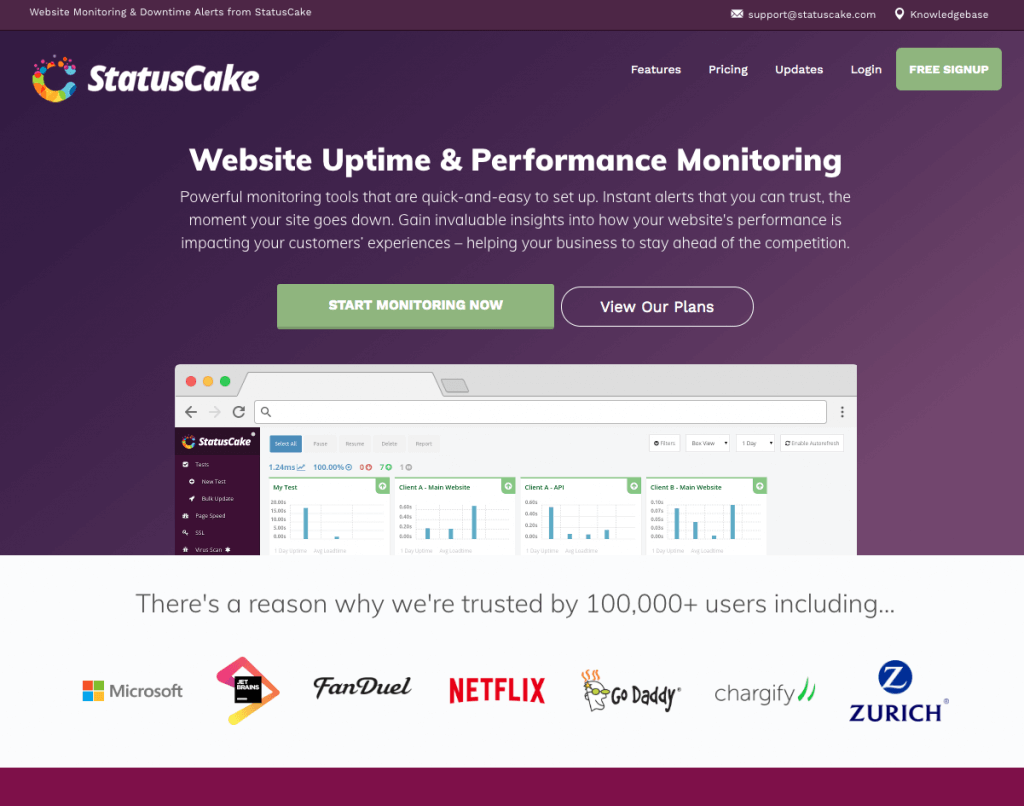 StatusCake Uptime Monitor